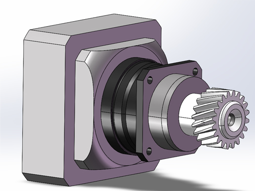 What parameters are required for the selection of servo motor gearbox